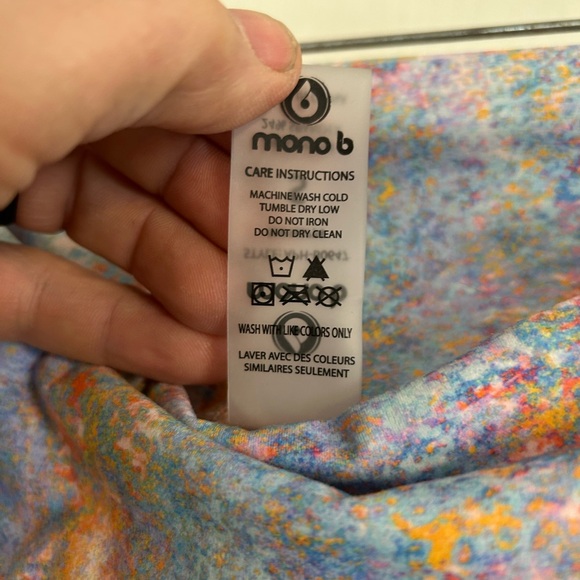 Mono B | Multicolor Tie-Dye Leggings | Size Small - Picture 6 of 6